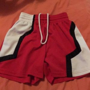 Red shorts for toddler boys